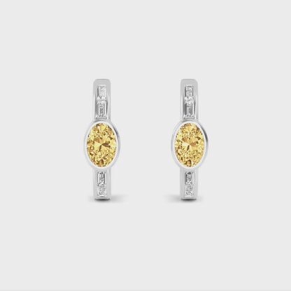 Palm Noir Earrings
